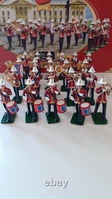 Britains royal marines light infantry band 2002 40293 large set boxed