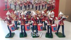 Britains royal marines light infantry band 2002 40293 large set boxed