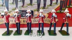 Britains royal marines light infantry band 2002 40293 large set boxed
