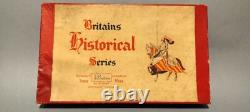 Britains set 1664, Knights of Agincourt foot knights 50's metal toy soldiers