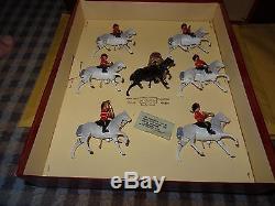 Britains set 9312 Mounted Band of the Scots Greys in Original Roan box RARE