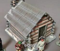 Britains soldiers, American Revolution, Valley Forge scene with hut, boxed