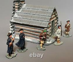 Britains soldiers, American Revolution, Valley Forge scene with hut, boxed