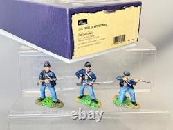 Britains toy soldiers 1/32 scale ACW #17015 union infantry firing NOS 3 FIGS