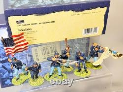 Britains toy soldiers 1/32 scale ACW #17302 19th MASSACHUSETTS CLUBS ARE TRUMPS