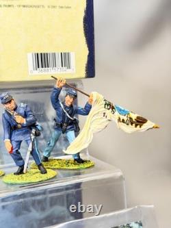Britains toy soldiers 1/32 scale ACW #17302 19th MASSACHUSETTS CLUBS ARE TRUMPS