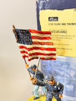 Britains toy soldiers 1/32 scale ACW #17302 19th MASSACHUSETTS CLUBS ARE TRUMPS