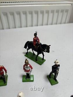 Britains vintage lead toy soldiers job lot Mixed Sets Cavalry Infantry Beefeater
