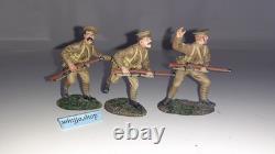 Britains ww1 17807 2006 British Infantry Mons Fusiliers 1914 metal boxd S636