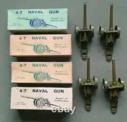 Britainsfour Vintage British Mobile 4.7 Naval Guns (# 1264) In Orig. Boxes