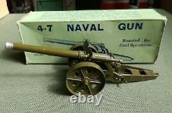 Britainsfour Vintage British Mobile 4.7 Naval Guns (# 1264) In Orig. Boxes