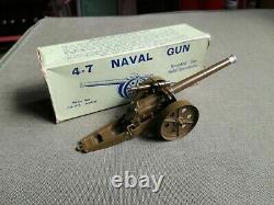 Britainsfour Vintage British Mobile 4.7 Naval Guns (# 1264) In Orig. Boxes