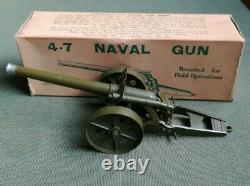 Britainsfour Vintage British Mobile 4.7 Naval Guns (# 1264) In Orig. Boxes