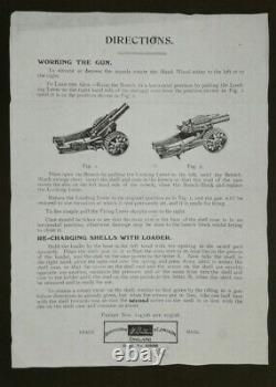 Britainsoriginal British Ww1 Mobile 18 Howitzer With Shellsno. 2