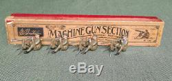 Britainsvintage British Machine Gun Section Set 198boxed