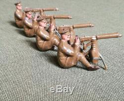 Britainsvintage British Machine Gun Section Set 198boxed