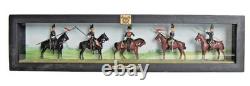 Britians Set 23 5 x 5th Royal Irish Lancers in Diorama Setting- 12cm x 50cm