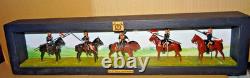 Britians Set 23 5 x 5th Royal Irish Lancers in Diorama Setting- 12cm x 50cm