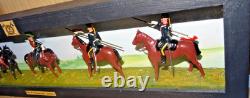 Britians Set 23 5 x 5th Royal Irish Lancers in Diorama Setting- 12cm x 50cm