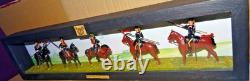 Britians Set 23 5 x 5th Royal Irish Lancers in Diorama Setting- 12cm x 50cm