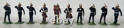 Britians Toy Soldiers Royal Navy Naval Marines Marching Band Parage X10 Figures