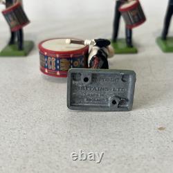 Britians Toy Soldiers Royal Navy Naval Marines Marching Band Parage X10 Figures