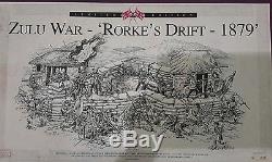 Britians Zulu Wars' Rorkes Drift' 1879 Diorama Ltd Edition 2000