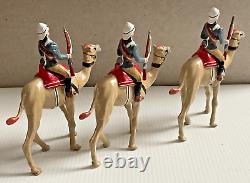 British Bulldog Soldiers Under Two Flags, 3 Camels and Mounted Soldiers boxed