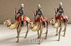 British Bulldog Soldiers Under Two Flags, 3 Camels and Mounted Soldiers boxed