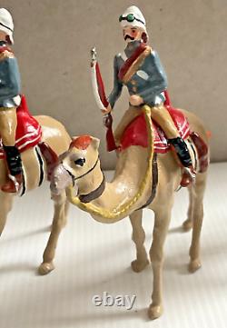 British Bulldog Soldiers Under Two Flags, 3 Camels and Mounted Soldiers boxed