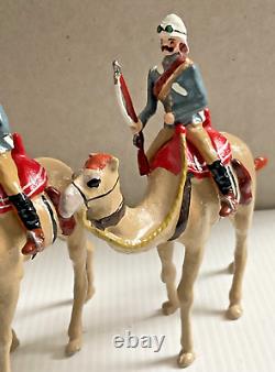 British Bulldog Soldiers Under Two Flags, 3 Camels and Mounted Soldiers boxed