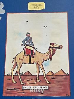 British Bulldog Soldiers Under Two Flags, 3 Camels and Mounted Soldiers boxed