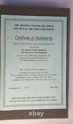 (C56) W. Britain The Queen's Colour Squadron RAF Regiment Limited Edition Set