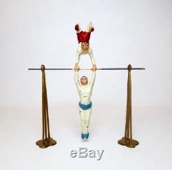 CHARBENS Lead Toy Soldier Figure RARE CIRCUS TRAPEZE ARTISTS Britains