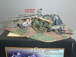 Conte Acw57147 Confederate Artillery Gun + Crew Metal Toy Soldier Figure Set 3