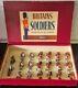 C. 1962 Britains Roan 9435 Black Watch Highland Pipers Drums X 20 Scarce Box Set
