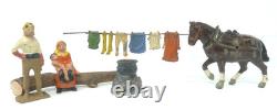 Charbens Gypsy Camp With Washing Line & Horse