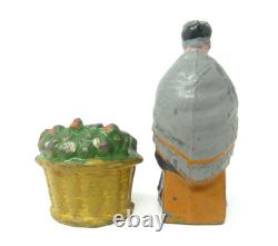 Charbens Gypsy Flower Seller With Basket Vintage Adult Collectible