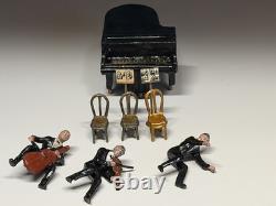 Charbens Vintage Lead Pre-war Musical Trio Set 54mm Scale