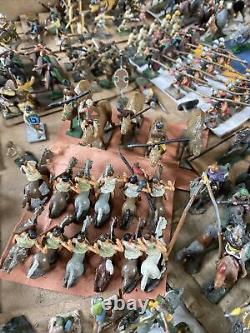 Collection Of Vintage Lead Toy Soldiers Arab Army & Indian Army Britains