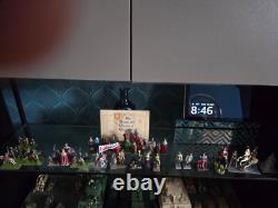 Collection of 28mm and 54mm figures of kings and queens of britain 1066 1714