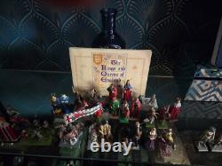 Collection of 28mm and 54mm figures of kings and queens of britain 1066 1714