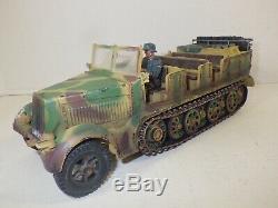 Collectors Showcase Waffen Ss Prime Mover With Top, Driver, Blown Tread Ltd Ed Nib