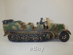 Collectors Showcase Waffen Ss Prime Mover With Top, Driver, Blown Tread Ltd Ed Nib