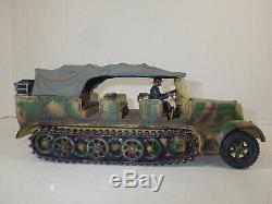 Collectors Showcase Waffen Ss Prime Mover With Top, Driver, Blown Tread Ltd Ed Nib