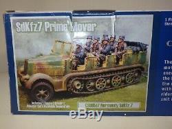 Collectors Showcase Waffen Ss Prime Mover With Top, Driver, Blown Tread Ltd Ed Nib