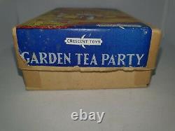 Crescent 54mm hollow-cast lead Garden Tea Party Set