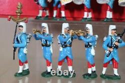 DORSET SOLDIERS FRENCH FOREIGN LEGION SET of 32 SOLDIERS MARCHING BAND 1936 nu