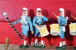 DORSET SOLDIERS FRENCH FOREIGN LEGION SET of 32 SOLDIERS MARCHING BAND 1936 nu