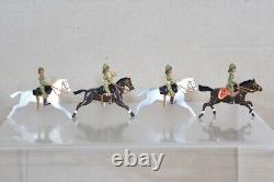 DORSET SOLDIERS RE PAINTED EGYPT & SUDAN MOUNTED BRITISH INFANTRY CHARGING og